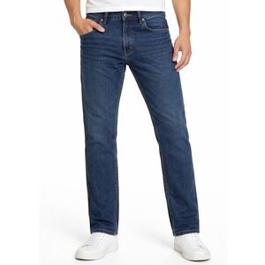 STIO Rivet Jean Dark Wash Mens 32x33 Organic Cotton Stretch Straight Leg Jeans